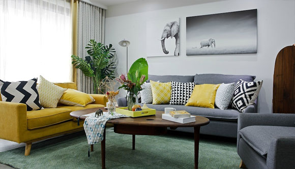 舒服的北欧风跃层公寓装修，全屋配色很完美，设计简约特别实用！