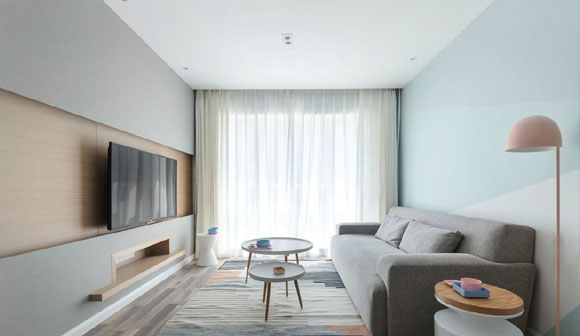 单身女主的幸福生活，色彩淡雅清新脱俗，北欧风设计越住越舒服！