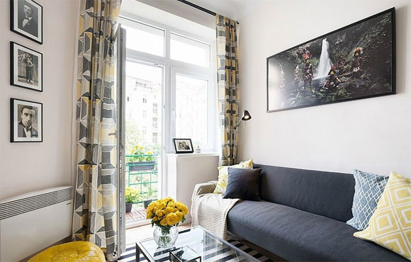 45㎡公寓居然装出时尚范，北欧风设计特别漂亮，单身生活不将就！