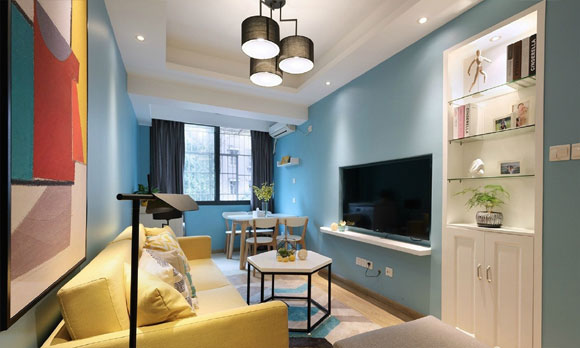 老破小二手房翻新,配色活泼、家居氛围格外舒适,太漂亮了!