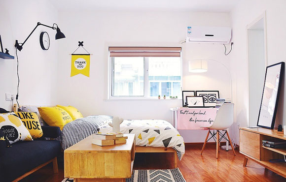 6.5万爆改二手房,面积不大却很舒服,大大的阳台真令人羡慕!