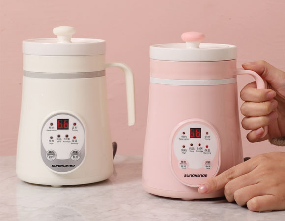 肠胃不好要靠饮食来调养，多功能陶瓷养生杯，能煮善炖助你恢复精气神！