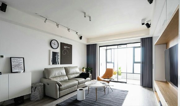 兼具时尚与舒适，设计简洁却很有品位的三房，买房了也要这么装！