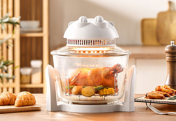 olayks出口日本原款大容量智能无油空气电炸锅