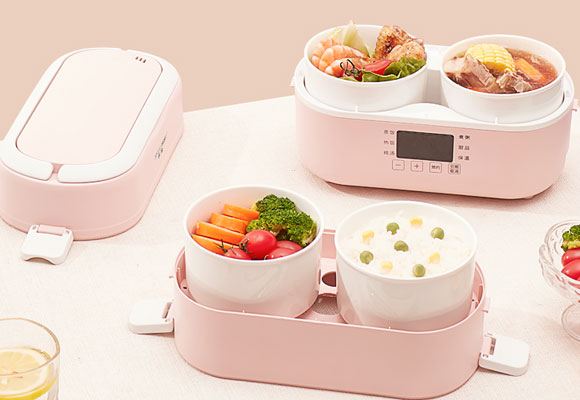 半球RW-16便携保温电热饭盒可插电加热带饭神器