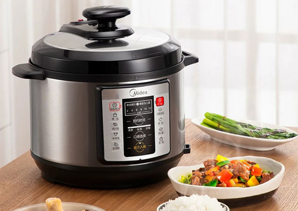 Midea/美的5升多功能智能电压力锅，一锅双胆不串味！