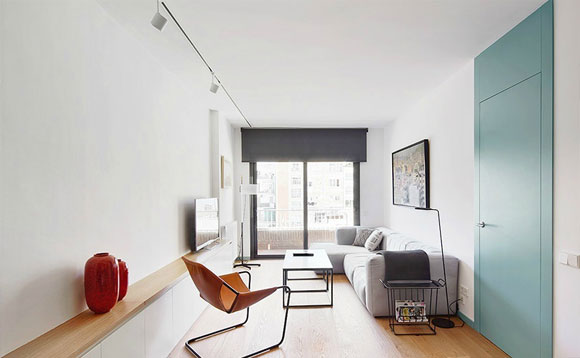 极简设计的小户型，装修效果特别清新，看一眼就被迷住了！