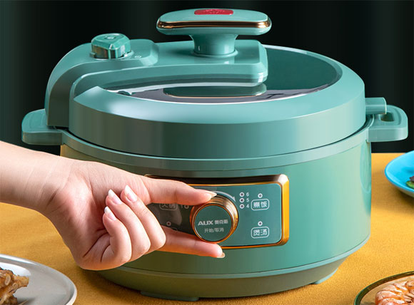 奥克斯AX-D301多功能分体式插电小型3升电火锅/压力锅