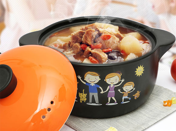 松纹堂燃气煲汤陶瓷砂锅炖锅，耐高温瓦罐！