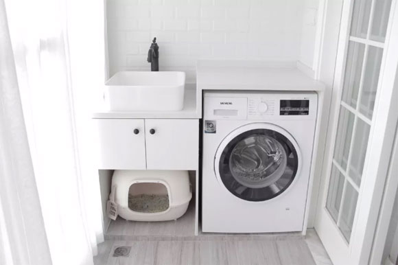 看看这19套阳台装修,装上洗手盆和收纳柜后方便又实用,学起来!