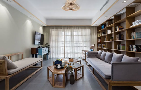 设计简约却特漂亮的客厅装修设计，花钱不多，效果却无可挑剔！