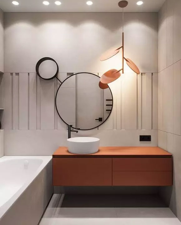 粉色系卫生间装修设计，让你从此爱上每一个清晨！