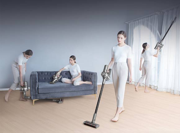 dreame追觅V12手持无线小型大吸力静音除螨吸尘器！