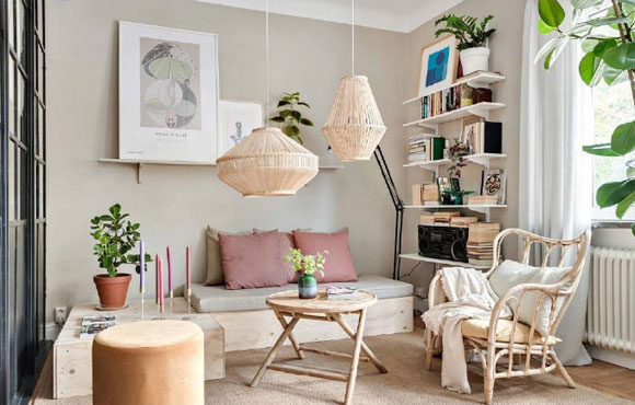 清新北欧风公寓装修设计，有点乱却特别舒服，单身族的最爱！