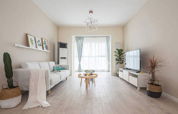 极简风设计的小两房，干净清新很敞亮，“断舍离”生活方式值得点赞！