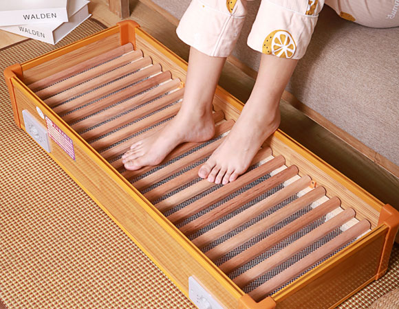 多本红双喜实木小型节能取暖器/暖脚器/烤火炉！