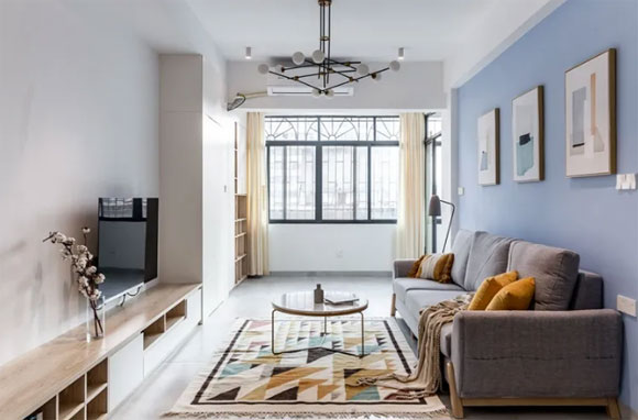 120㎡做4房，简约北欧风装修设计，不高级不大气却温馨舒适很惬意！