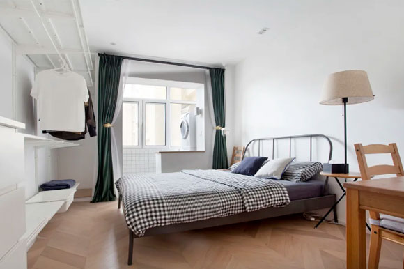 52㎡二手房挤出6大功能区，无客厅设计帮大忙，特别实用的小户型！