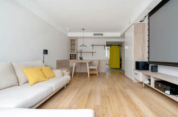 一楼90㎡两房装修,卧室装玻璃衣帽间,传说中的养老房真让人心动!