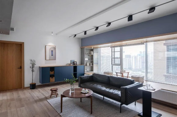 105㎡三房装修设计，客厅装大飘窗加开放式厨房，全屋美观更实用！