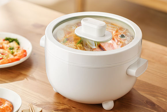 olayks出口原款多功能电热火锅！