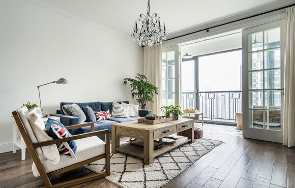 别具一格的小房子，混搭风格装修设计，配色简单清爽真漂亮！