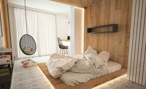 卧室不买床不装榻榻米,配上舒服又省钱的它,幸福感都提升不少!