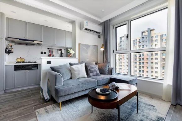 62㎡小两房装修设计，居然还有独立衣帽间，幸福的蜗居生活！