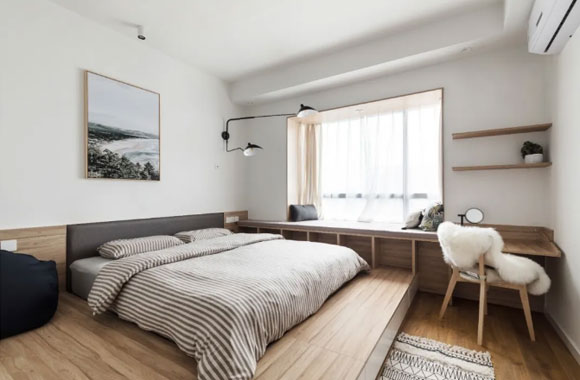 11套带飘窗的卧室装修,美观又实用,再买房卧室一定要装飘窗!