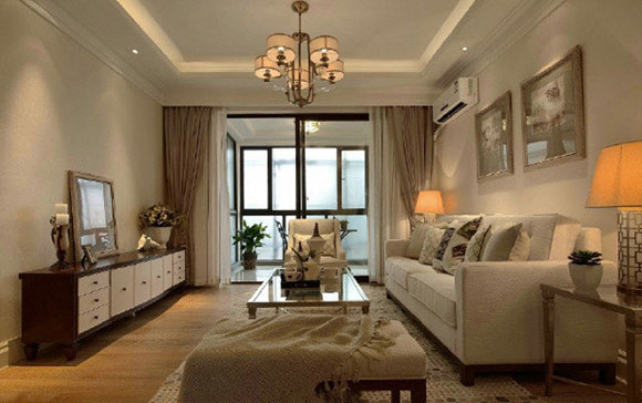 简欧风三房装修，设计温馨又舒适，低调的华丽美感很上档次！