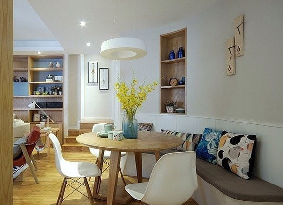 9套带卡座的餐厅装修设计，好看又实用，家里面积小一定别错过！