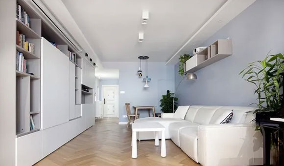 二胎家庭家里却只有100㎡，超强收纳设计，满足三代同堂居住要求！