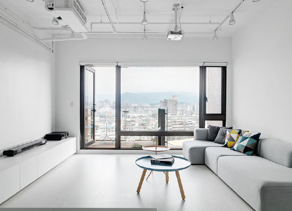 越来越多人选择纯白极简风设计，纯净的白色真舒服，岁月静好不过如此！