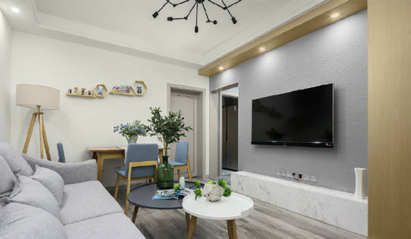 特别柔和的62㎡北欧风小家，空间小巧紧凑，精致的设计感藏不住！