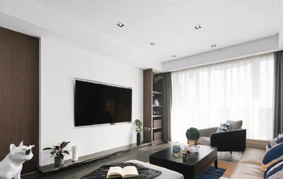 简洁大方的现代风格装修设计，细节处理恰到好处，多功能阳台真实用！