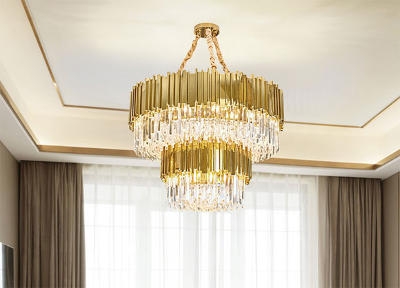 水晶吊灯如何选购?水晶吊灯的颜色怎么挑选?