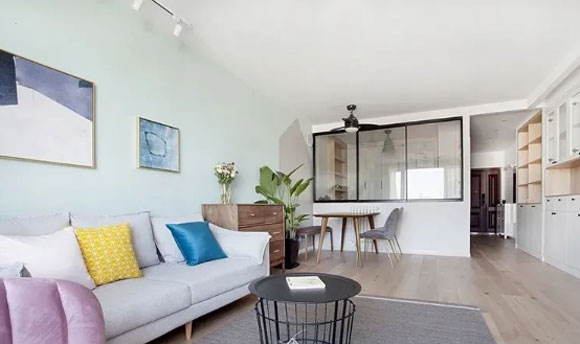 客厅隔出长辈房，这套90㎡小户型真实用，简约风格设计更温馨！