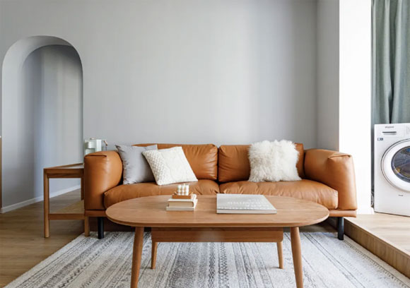 打通阳台地面抬高，这套简约风格设计真漂亮，小户型就该这么装！